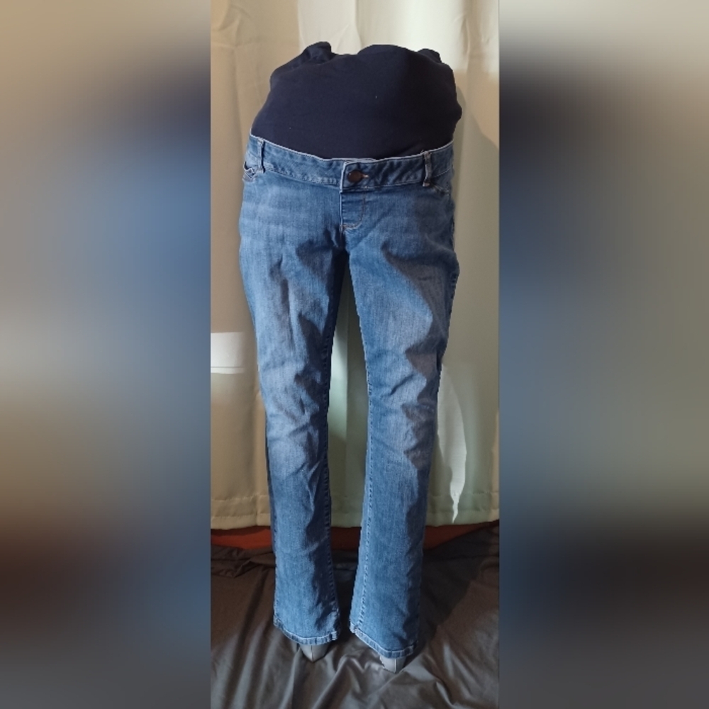 Seraphine Blue Straight Jeans Classic Style